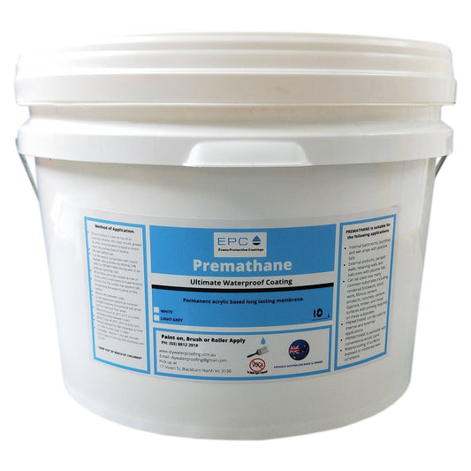 Premathane Top Coat - 10L White; 15L Grey